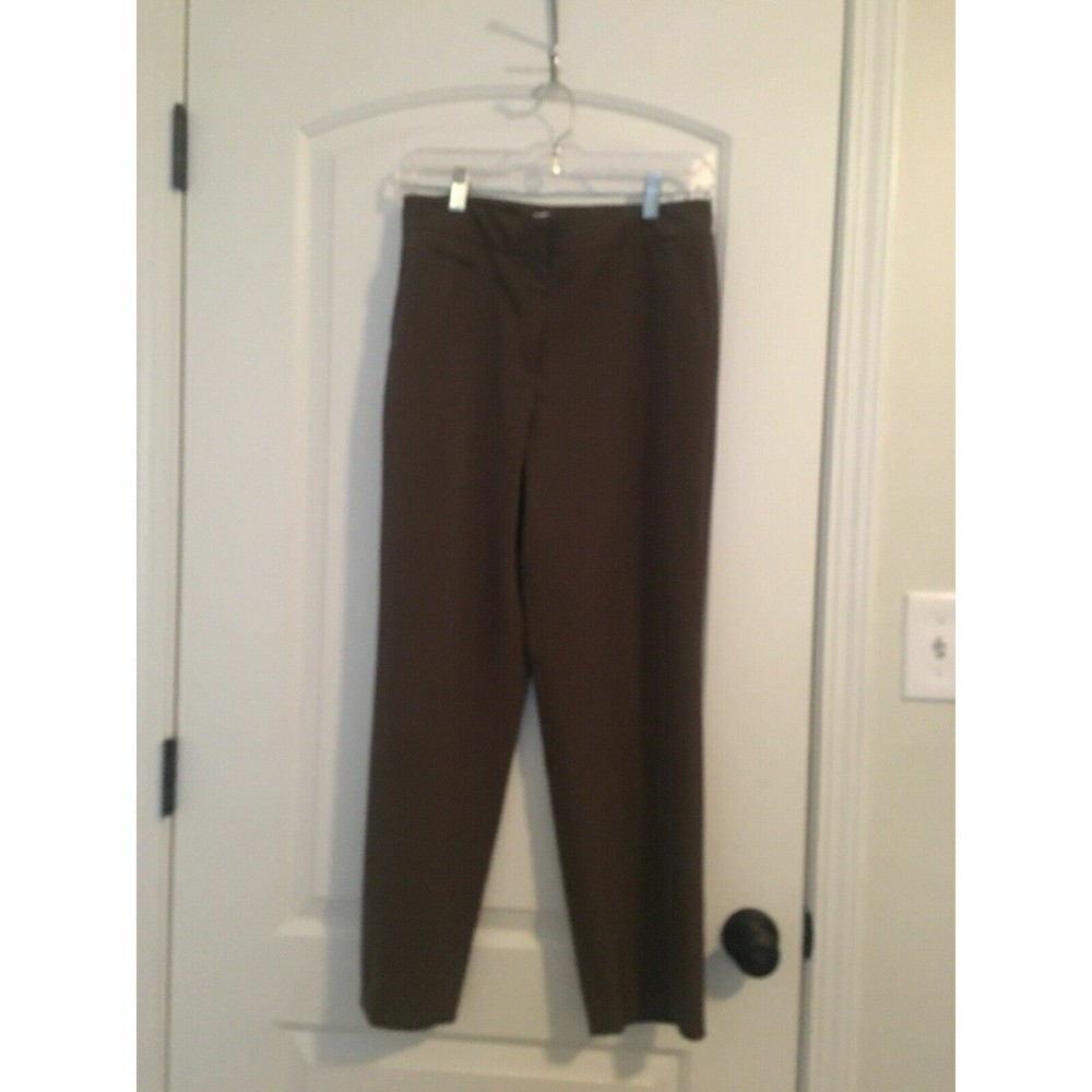 Talbots Petites Women's Brown Dress Pants Slacks Size 6 Petite
